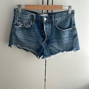 Agolde denim cut offs